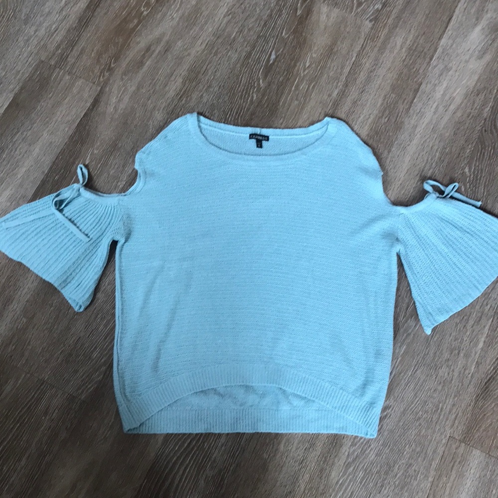 NEW Express cold shoulder sweater!